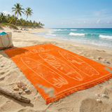 Serviette de plage éponge velours ciselée - Spotts- 140x180cm - 340g/m² - Taille XL