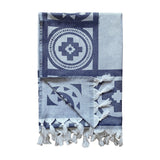 Fouta plate Turtly 90x160cm 220gm² avec franges nouées