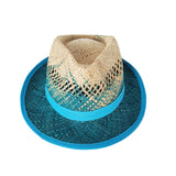 Chapeau artisanal malgache borsalino en fibres naturelles, léger et tressé à la main, taille unique, idéal pour un style authentique.