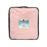 Plaid Couverture Imitation "Lapin" 220x240cm 610g/m² - Cocoon Rose