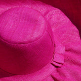 Chapeau artisanal de Madagascar Capeline - Le comptoir de la plage