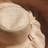 Chapeau artisanal de Madagascar Capeline - Le comptoir de la plage