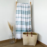 Fouta coton doublée éponge Karabuk - Le comptoir de la plage