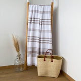 Fouta coton doublée éponge Karabuk - Le comptoir de la plage