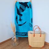 Serviette de plage éponge Velours Jacquard Bradford - Taille L - Le comptoir de la plage