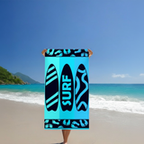 Serviette de plage éponge velours Jacquard- Obidos - 90x170cm - 400 gm² Taille L