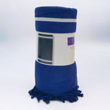 Fouta doublée éponge 90x170 340g/m² - Caraïbes - Le comptoir de la plage