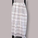 Fouta coton doublée éponge Isparta