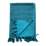 Fouta coton éponge bouclette unie - Serviette de bain - Hammam - Le comptoir de la plage