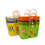 Panier artisanal de plage Fibres naturelles - Isandra SGM - Le comptoir de la plage