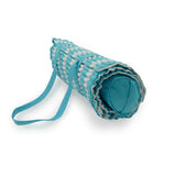 Matelas de plage Bleu 60x180 - Bahia Bleu Canard - Le comptoir de la plage