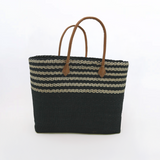 Panier artisanal de plage Fibres naturelles - Amoroni GM et SGM - Le comptoir de la plage