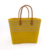Panier artisanal de plage Fibres naturelles - Amoroni GM et SGM - Le comptoir de la plage