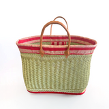 Panier artisanal de plage Fibres naturelles - Sava GM - Le comptoir de la plage