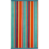 Serviette de plage éponge velours Jacquard Multicolore 100x175 470g/m² - Capsud - Le comptoir de la plage