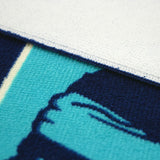 Serviette de plage enfant microfibre Bleu 70x140 250g/m² - Algajola - Le comptoir de la plage