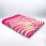 Serviette de plage XL microfibre Rose 140x170 220g/m² - Jinoka - Le comptoir de la plage