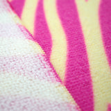 Serviette de plage XL microfibre Rose 140x170 220g/m² - Jinoka - Le comptoir de la plage