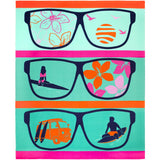 Serviette de plage XL microfibre Bleu 140x170 220g/m² - Manilva - Le comptoir de la plage