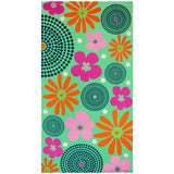 Serviette de plage microfibre Vert 90x170 220g/m² - Piodao - Le comptoir de la plage