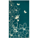 Serviette de plage microfibre Bleu 90x170 220g/m² - Serifos - Le comptoir de la plage