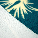 Serviette de plage microfibre Bleu 90x170 220g/m² - Serifos - Le comptoir de la plage