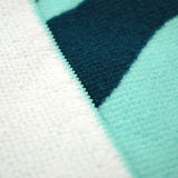 Serviette de plage microfibre Bleu 90x170 220g/m² - Surfango - Le comptoir de la plage