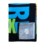 Serviette de plage microfibre Walton 140x170 cm légère et absorbante, séchage rapide, transformable en paréo, idéale plage.