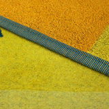 Serviette de plage XL éponge velours Jacquard Vert 140x180 400g/m² - Arche - Le comptoir de la plage