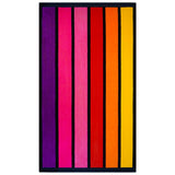 Serviette de plage éponge velours Jacquard Happy Chic - Taille L 100x175cm - Le comptoir de la plage