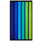 Serviette de plage éponge velours Jacquard Happy Men - Taille L 100x175cm - Le comptoir de la plage