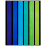 Serviette de plage XL éponge velours Jacquard Vert 140x180 400g/m² - Happy Men XL - Le comptoir de la plage