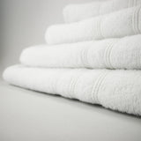 Pack de 6 - Serviette de toilette 50x90 350g/m² - Blanc