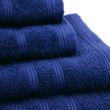 Pack de 6 - Serviette de toilette 50x90 350g/m² - Marine