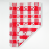 Lot de 2 Duos de torchons assortis bicolores rouge Alexandrie 50 x 70 - Le comptoir de la plage