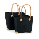 Panier artisanal Tamatave Noir - 2 tailles disponibles