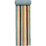 Matelas de plage « dalia » 60x180 avec coussin intégré et bandoulière, assorti à sa serviette de plage coordonnée