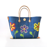 Panier artisanal de plage Fibres naturelles - Isandra SGM - Le comptoir de la plage