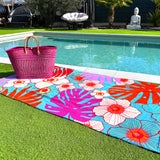 Serviette de plage microfibre Belleza 90x170cm - Le comptoir de la plage