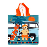 Poncho de bain enfant microfibre Surfista - Le comptoir de la plage