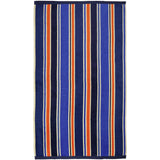 serviette plage jacquard kapados 100x175 cm, 470 g/m², coton doux et épais, ultra absorbante, idéale pour plage et piscine.