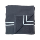 Fouta gaufrée coton anthracite - Le comptoir de la plage