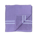 Fouta gaufrée coton parme - Le comptoir de la plage