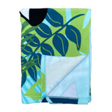 zoom serviette de plage microfibre panda 70x140 cm, 250 g/m², 100 % polyester, légère et peu encombrante, idéale pour les sorties à la piscine ou à la plage pour un adulte ou en famille