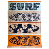 Serviette de plage éponge Velours Jacquard Concha - Taille XL - Le comptoir de la plage