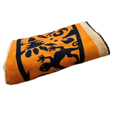 Serviette de plage éponge Velours Jacquard Concha - Taille XL - Le comptoir de la plage