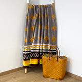 Serviette de plage éponge Velours Jacquard Macarena - Taille XL - Le comptoir de la plage