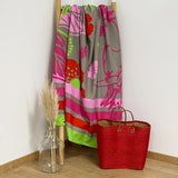 Serviette de plage microfibre Malaga 140x170cm - Le comptoir de la plage