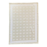 Lot de 2 Duos de torchons assortis bicolores beige Déco 50 x 70 - Le comptoir de la plage