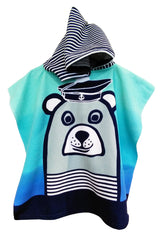 Poncho de bain enfant microfibre Teddy - Le comptoir de la plage